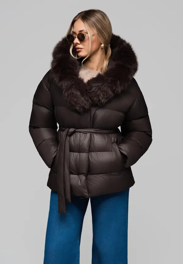 Edoti Edoti Women's insulated jacket with fur OW-JALP-0103 v3