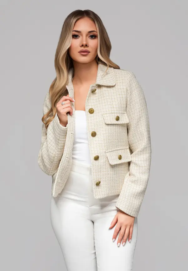 Edoti Edoti Women's jacket with padded collar OW-BLZB-0100 v1