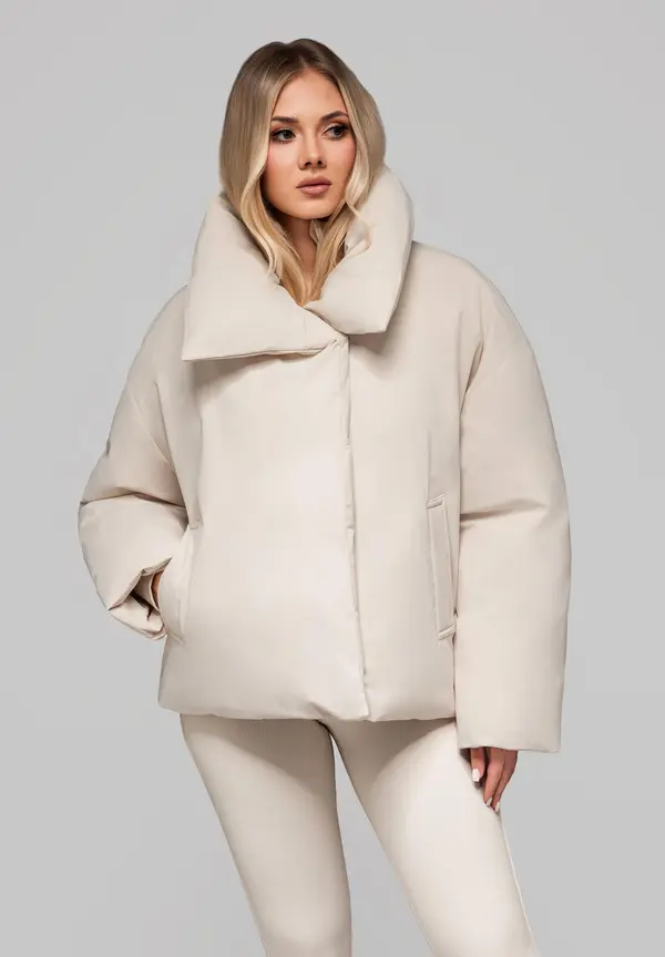 Edoti Edoti Women's quilted jacket with stand-up collar OW-JALP-0101 v2