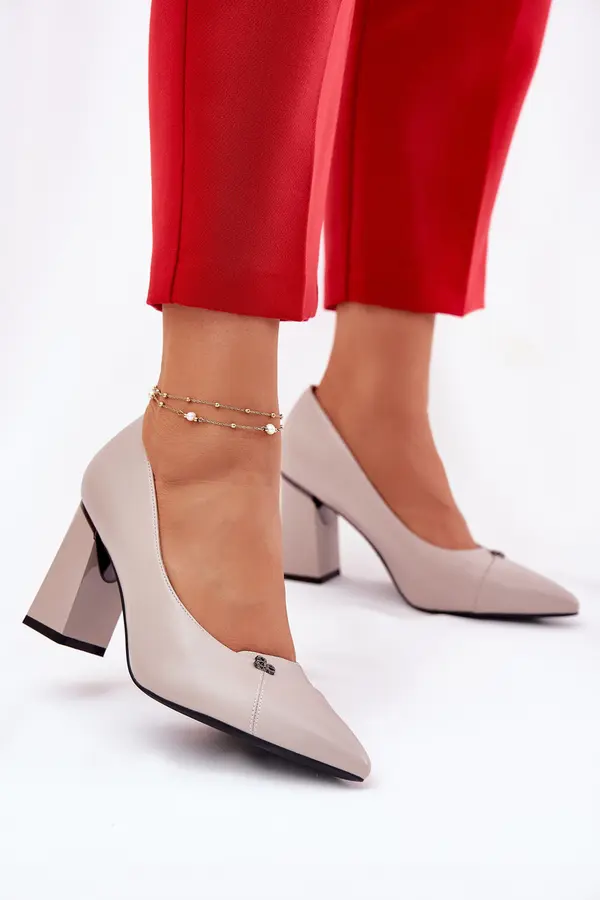 VINCEZA Elegant Heeled Shoes Vinceza