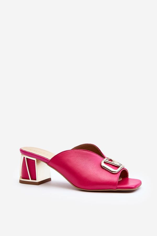 Laura Messi Elegant Women's Heeled Sandals Laura Messi 2771 Fuchsia