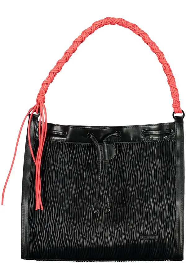 DESIGUAL Eleganten črn nahrbtnik Desigual