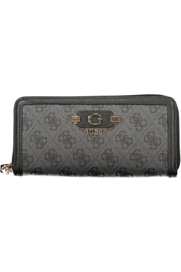 GUESS JEANS Elegantna črna denarnica Guess
