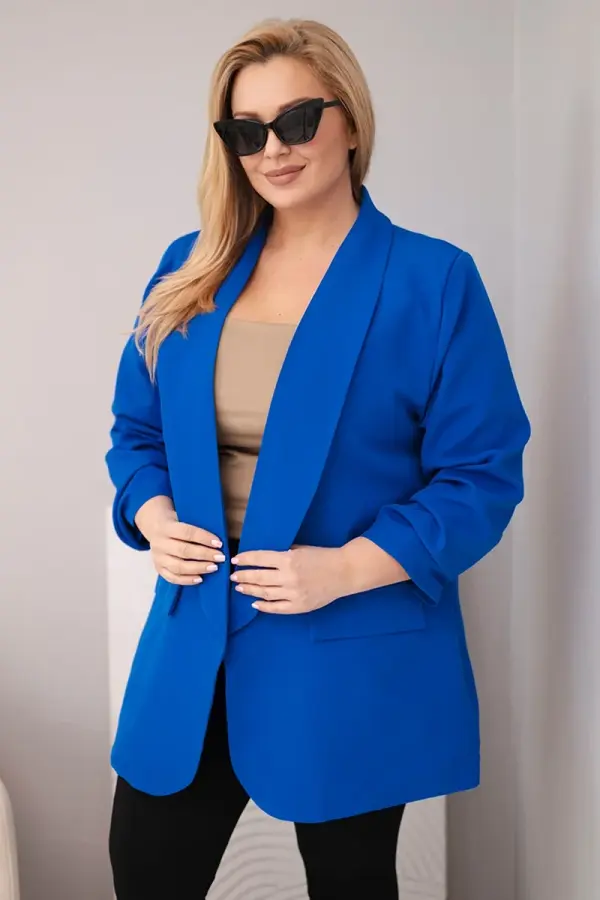 Kesi Włoski Elegantna jakna za večje velikosti Kesi