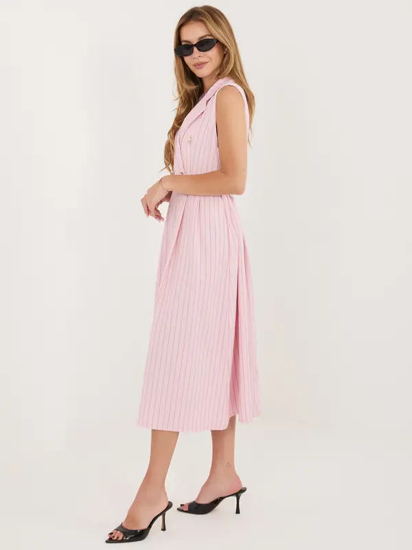 Italy Moda Elegantna svetlo roza obleka