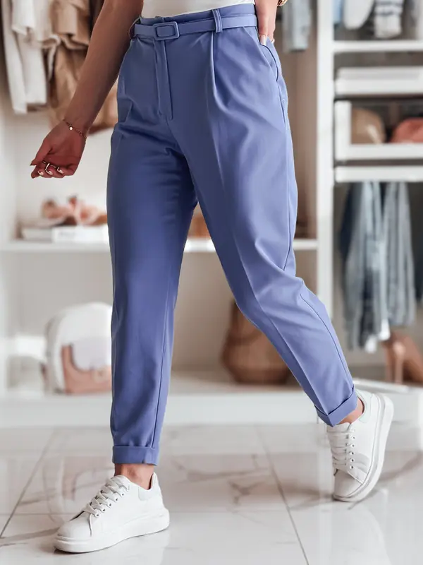 DStreet Elegantne ženske nagubane hlače PLISSO