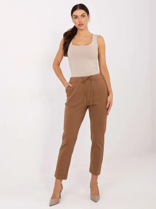 Factory Price Enostavne hlače iz kamelje kože