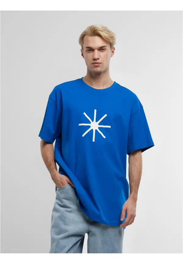 Mister Tee Error Oversize Tee Cobalt Blue