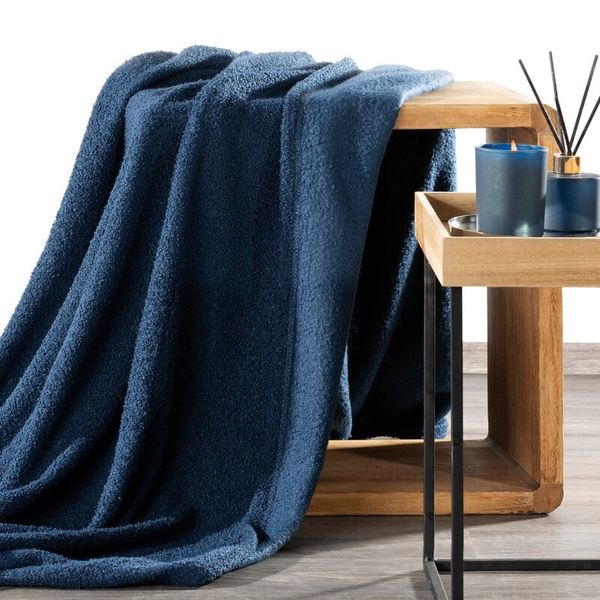 Eurofirany Eurofirany Unisex's Blanket 438724 Navy Blue