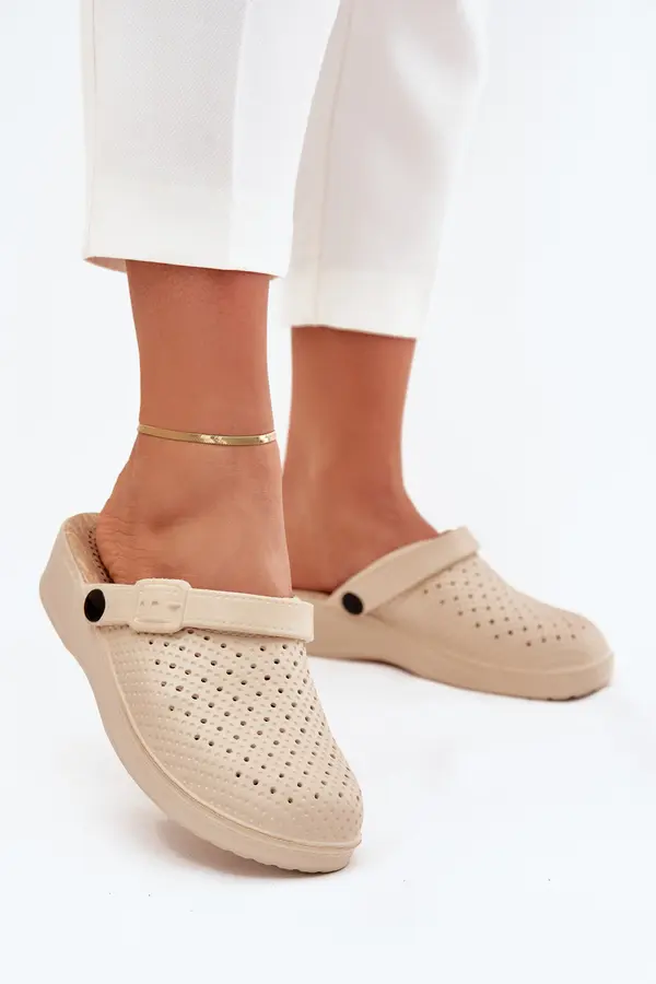 EVENTO EVENTO Foam Slippers Women's Beige Faylina