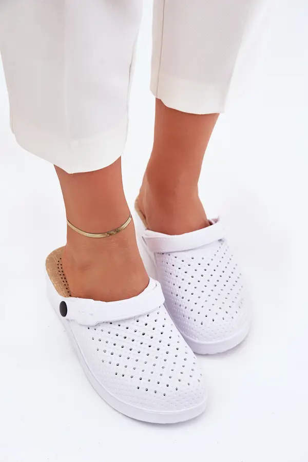 EVENTO EVENTO Foam Slippers Women's White Faylina