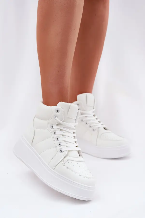 EVENTO EVENTO High women's sneakers on platform white Tillive