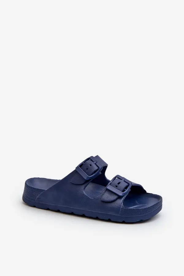 EVENTO EVENTO Lightweight Boys' Foam Sandals with Buckles Navy Adirnaca