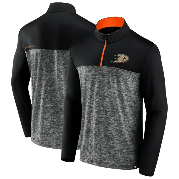 Fanatics Fanatics Mens Iconic Defender 1/4 Zip Anaheim Ducks Men's Sweatshirt