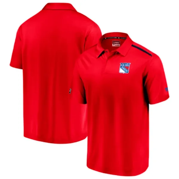 Fanatics Fanatics Rinkside Synthetic Polo NHL New York Rangers, S Men's T-Shirt