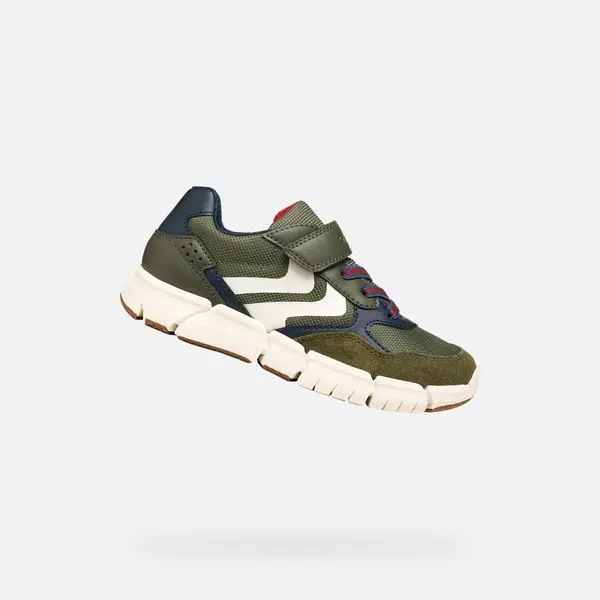 GEOX Fantovski kaki superge Geox Flexyper