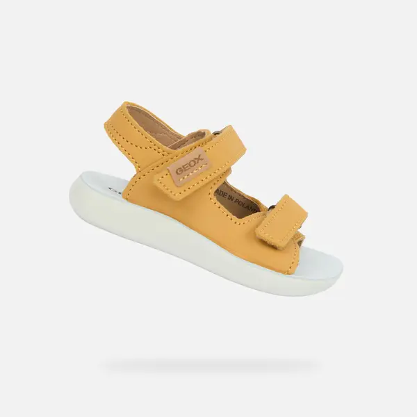 GEOX Fantovski sandali Geox Lightfloppy - rumeni