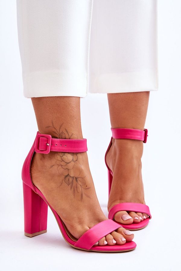 FB2 FB2 Heel Sandals Pink Georgina