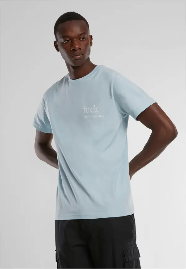 Mister Tee FCK Men's T-Shirt Ocean Blue