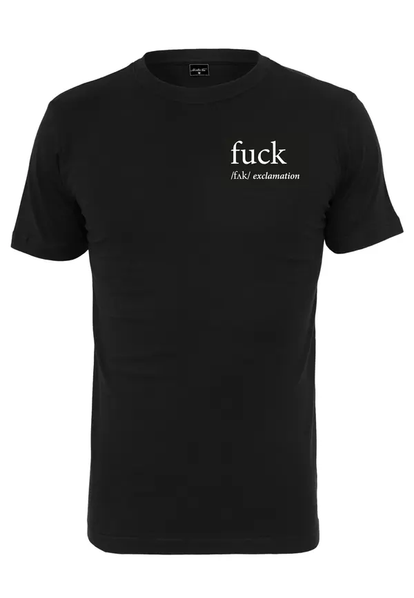 Mister Tee FCK T-shirt black