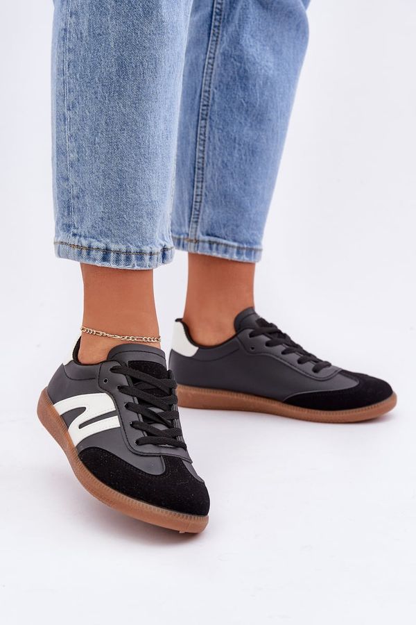 FD1 FD1 Low Women's Sneakers Made Of Eco Leather Black Navidemi