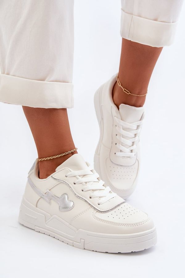 FG2 FG2 Women's Platform Sneakers White Zeparine