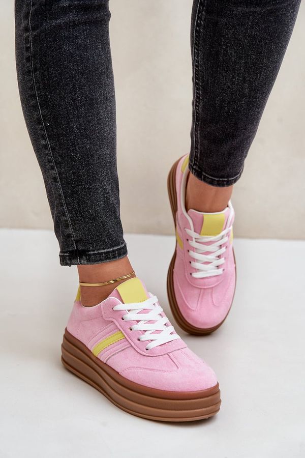 FG2 FG2 Womens Sneakers On Platform Pink Dravinnia