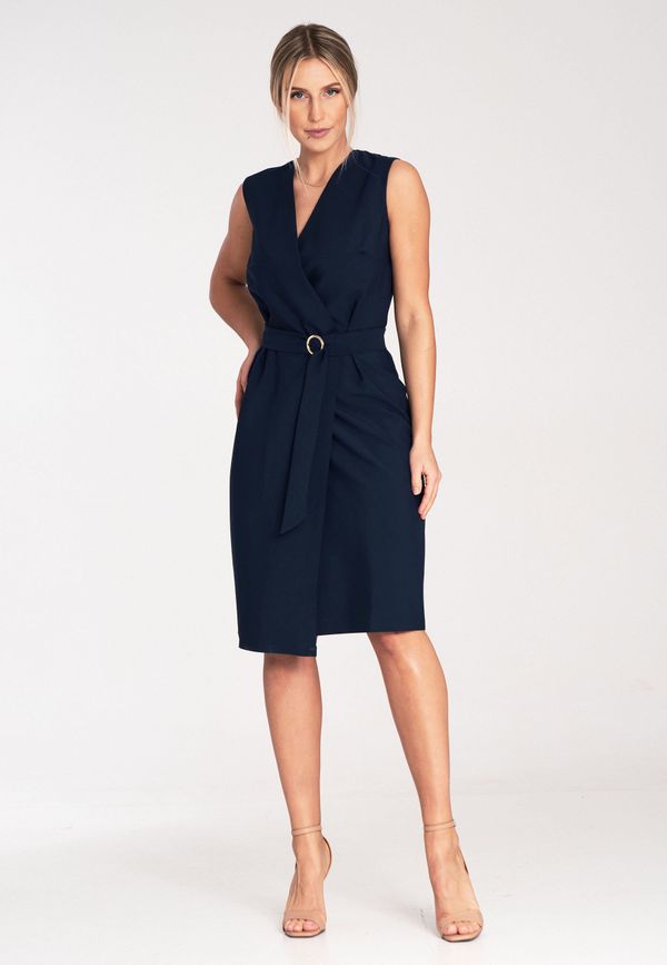 Figl Figl Woman's Dress M1066 Navy Blue