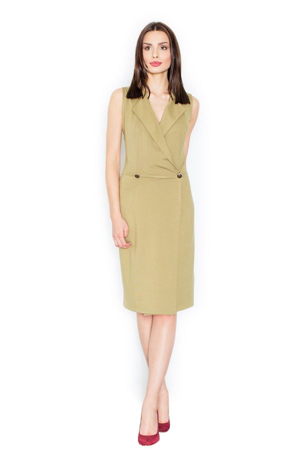 Figl Figl Woman's Dress M443 Olive