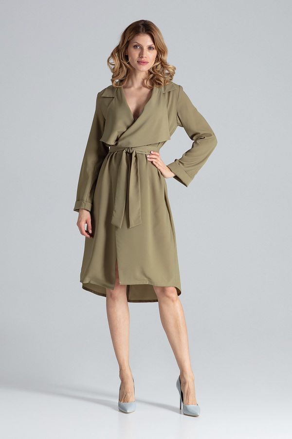 Figl Figl Woman's Dress M464 Olive