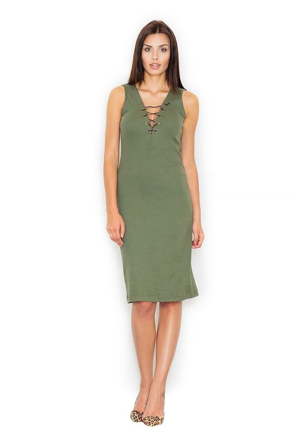 Figl Figl Woman's Dress M487 Olive