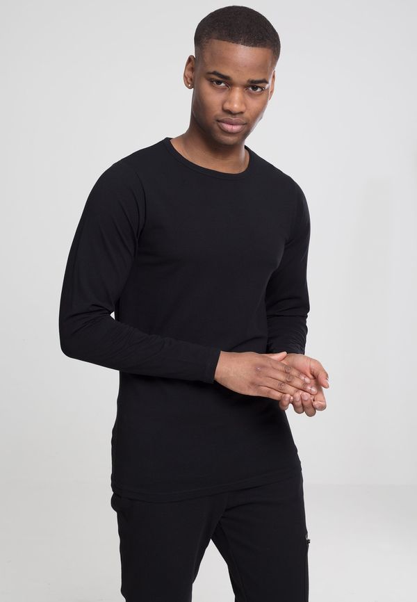 UC Men Fitted Stretch L/S T-Shirt Black