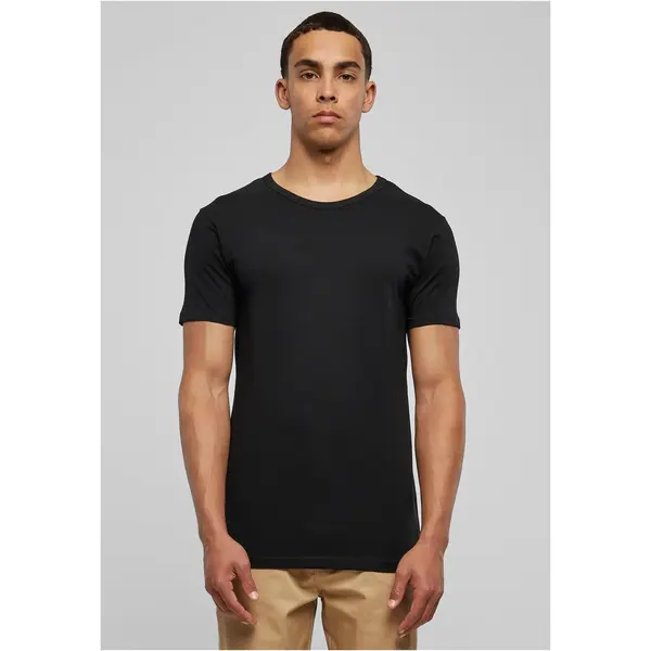Urban Classics Fitted stretch T-shirt in black color