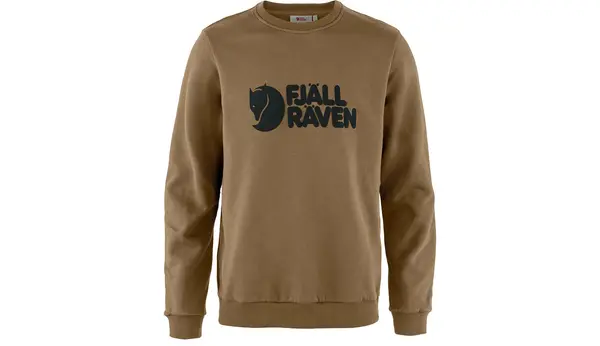 Fjallraven Fjällräven rjav pulover z logotipom