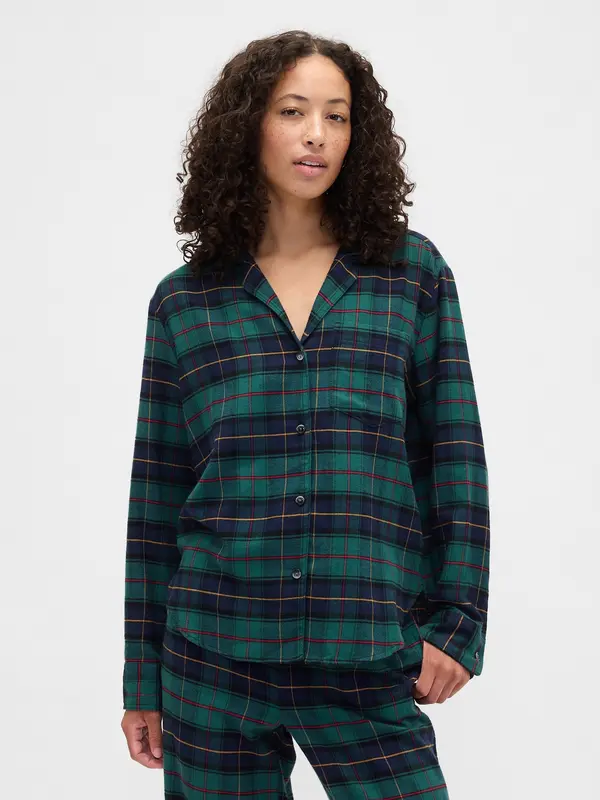 GAP Flanelasta pižama srajca GAP