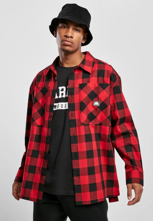 Southpole Flannel Shirt Southpole Check Red
