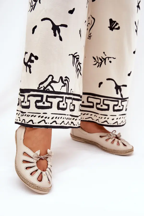 Zazoo Flat Ballerinas Made Of Natural Leather Zazoo