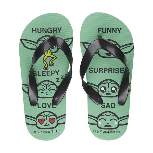 THE MANDALORIAN FLIP FLOPS THE MANDALORIAN GROGU