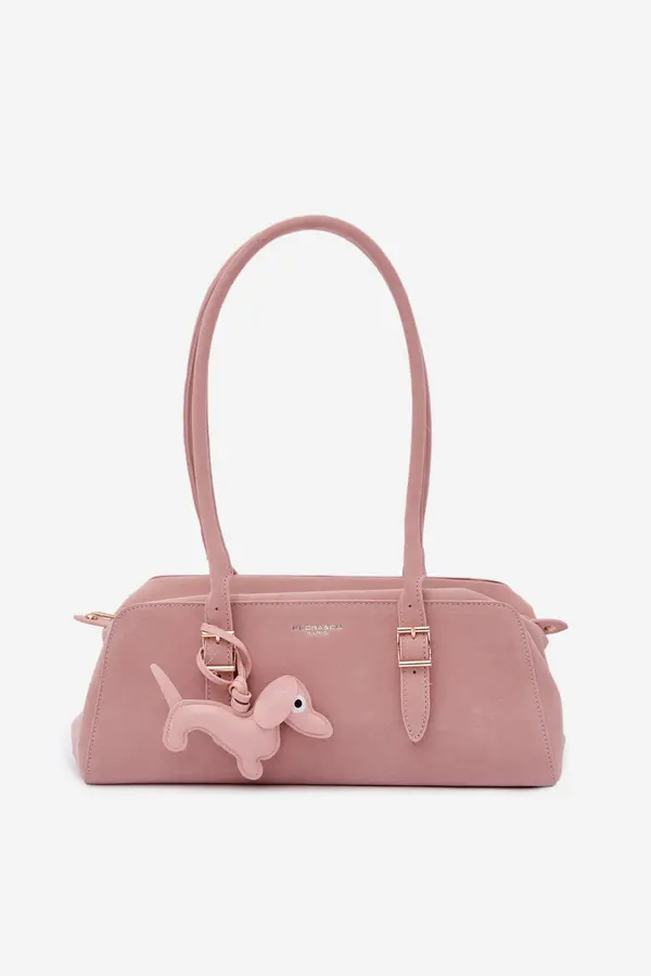 FLORA & CO Flora&amp;Co Noely roza torbica iz eko semiša