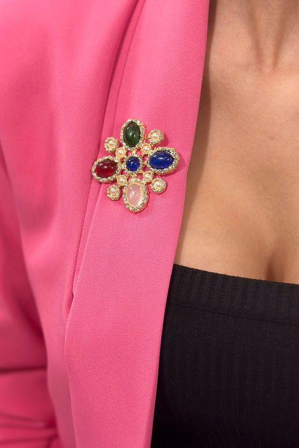 Kesi Floral brooch 2 multicolored