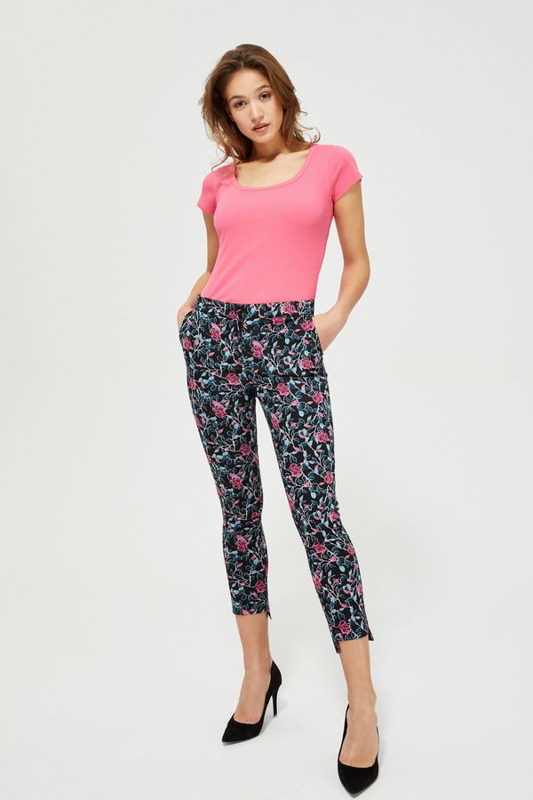 Moodo Floral cigarette pants