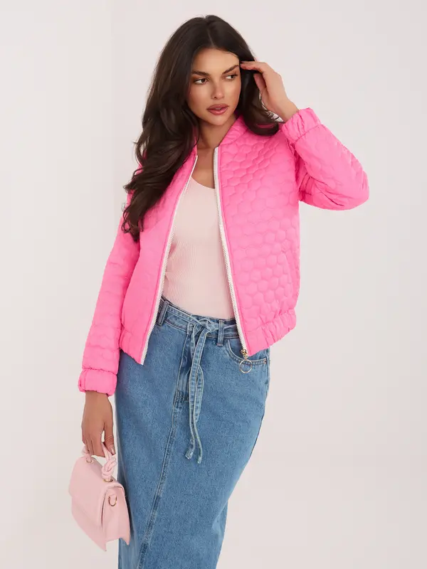 Factory Price Fluo roza prehodna jakna
