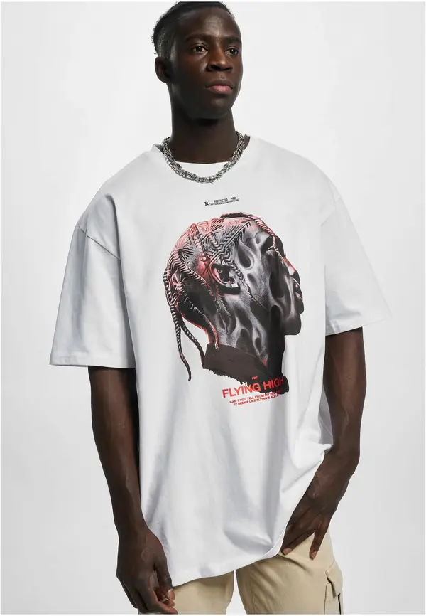 Mister Tee Flying High Oversize T-shirt white