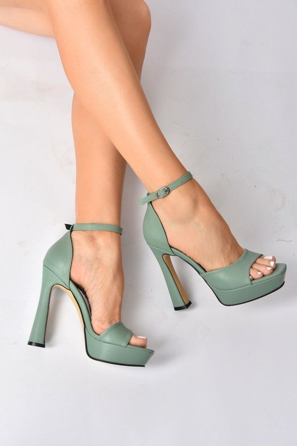 Fox Shoes Fox Shoes Green Heeled Women's Shoes