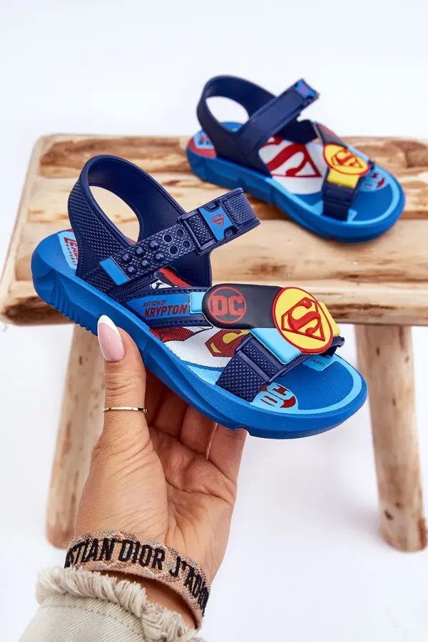 Boto FR1 Children's Sandals Superman Grendene Kids