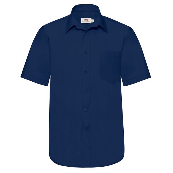 Fruit of the Loom FRUIT OF THE LOOM F14•SHORT SLEEVE POPLIN SHIRT