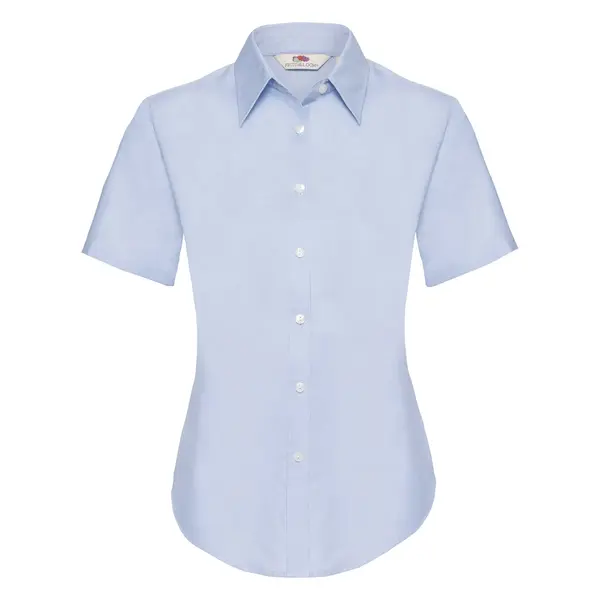 Fruit of the Loom FRUIT OF THE LOOM F16•LADIES SHORT SLEEVE OXFORD SHIRT