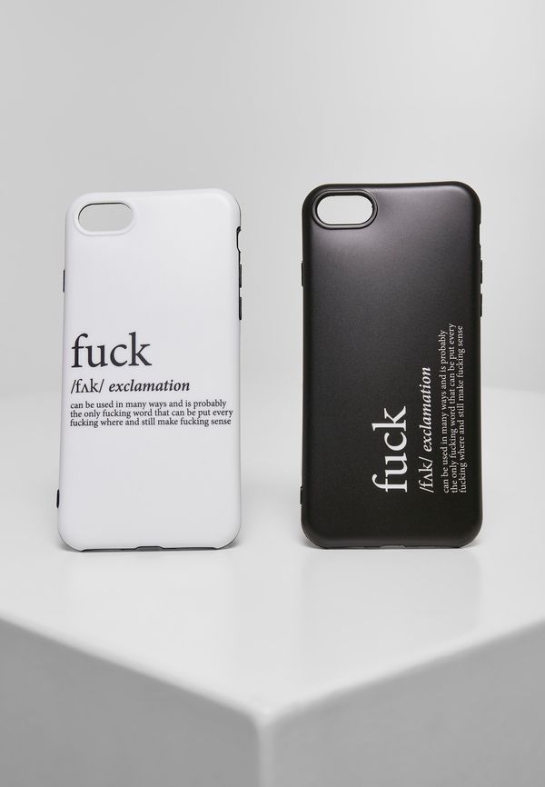 MT Accessoires Fuck I Phone Case Set 6/7/8 Black/White