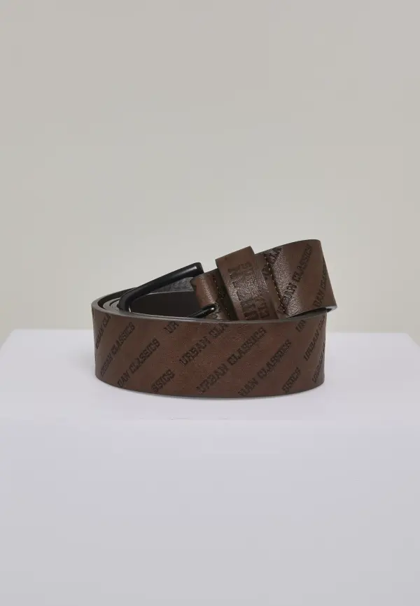 Urban Classics Full-top belt with logo brown