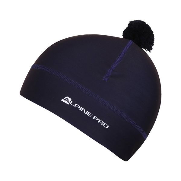 ALPINE PRO Functional cap with pompom ALPINE PRO ABERE navy